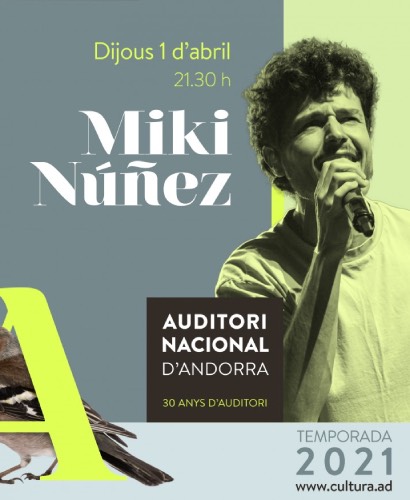 Eventos: qué hacer en Andorra 13 CONCIERTO MIKI NUÑEZ