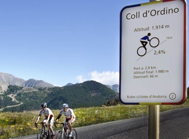 bicicleta de carretera en Andorra
